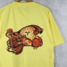 画像2: 90's MOP Motorcycle Garments USA製 イラストプリントTシャツ L (2)