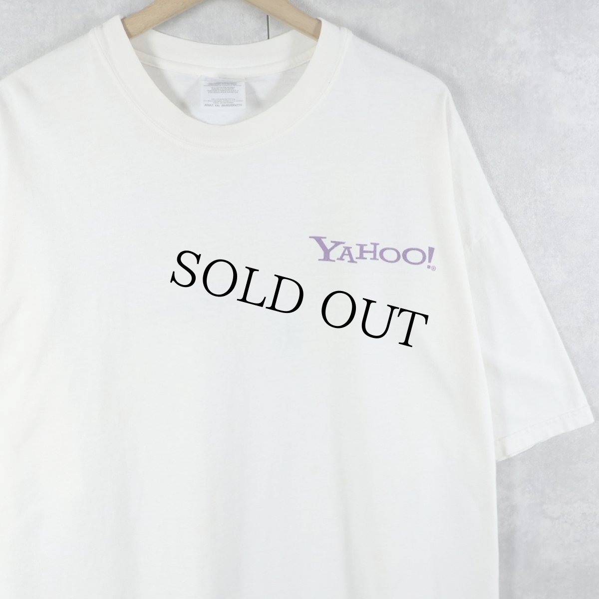 画像2: 2000's YAHOO! IT企業 ロゴプリントTシャツ XXL (2)