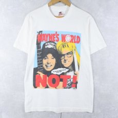 画像1: 90's Wayne's World USA製 コメディ映画Tシャツ L (1)