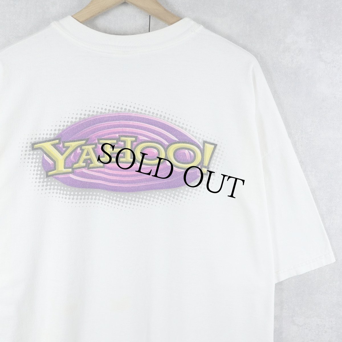 画像1: 2000's YAHOO! IT企業 ロゴプリントTシャツ XXL (1)