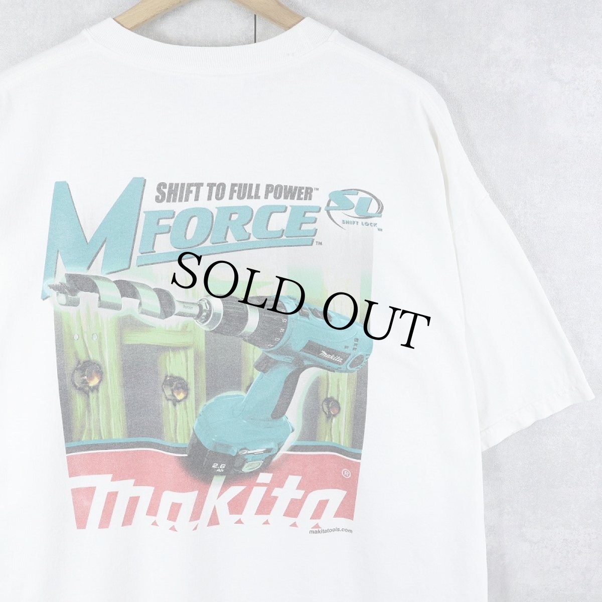 画像1: Makita Corporation 工具メーカー プリントTシャツ XL (1)