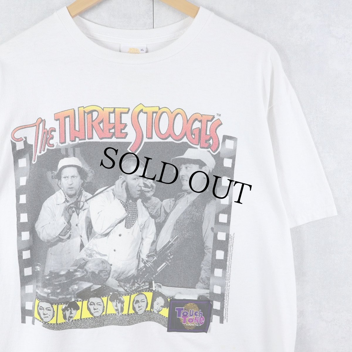画像1: 90's Touch Tone USA製 "The Three Stooges" コメディアンプリントTシャツ XL (1)