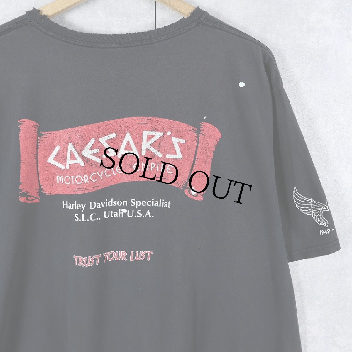 画像2: Devil's Slide Rid "レッドデビル" サイクリングイベントプリントTシャツ BLACK (2)