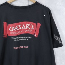 画像2: Devil's Slide Rid "レッドデビル" サイクリングイベントプリントTシャツ BLACK  (2)