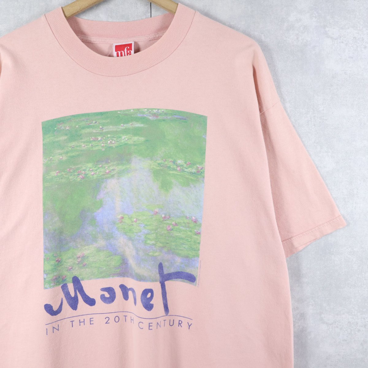 画像1: 90's Claude Monet "Water Lilies" アートプリントTシャツ  (1)