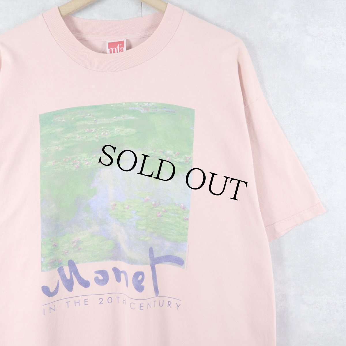 画像1: 90's Claude Monet "Water Lilies" アートプリントTシャツ (1)