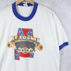 画像1: 80's USA製 "ALABAMA" プリントリンガーTシャツ XL (1)