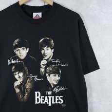 画像1: 2000's THE BEATLES ロックバンドプリントTシャツ BLACK L (1)