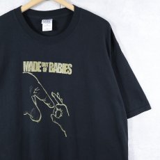 画像1: Made Out of Babies ポストハードコアバンドTシャツ BLACK XL (1)