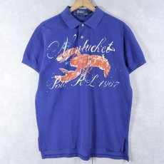 画像1: POLO Ralph Lauren ロブスタープリント ポロシャツ M (1)