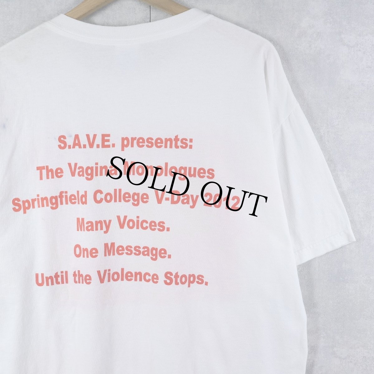 画像2: "Vagina" 企業パロディ エロプリントTシャツ L (2)
