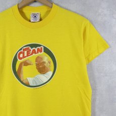画像1: 90's〜 MR.CREAN 洗剤ブランド キャラクタープリントTシャツ L (1)