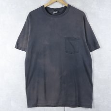 画像1: 90's TOWNCRAFT USA製 無地 ポケットTシャツ XL (1)