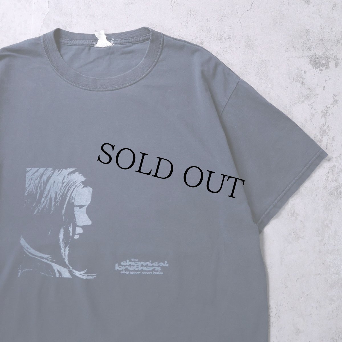 画像1: The Chemical Brothers "Dig Your Own Hole" 電子音楽ユニット アルバムプリントTシャツ BLACK (1)