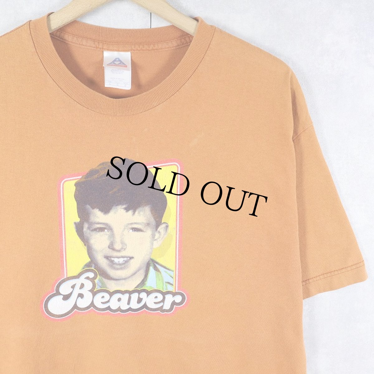 画像1: 2000's Leave It to Beaver "Beaver" コメディドラマ プリントTシャツ L (1)