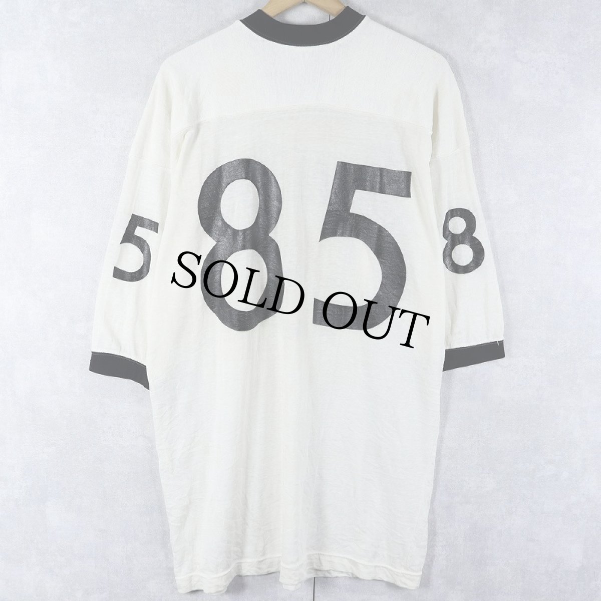 画像2: 60's Russell Southern USA製 "WENAILHER" ナンバリング フットボールTシャツ (2)