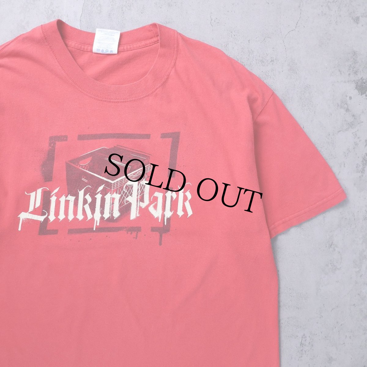 画像1: 2000's Linkin Park ロックバンドプリントTシャツ L (1)