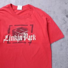 画像1: 2000's Linkin Park ロックバンドプリントTシャツ L (1)