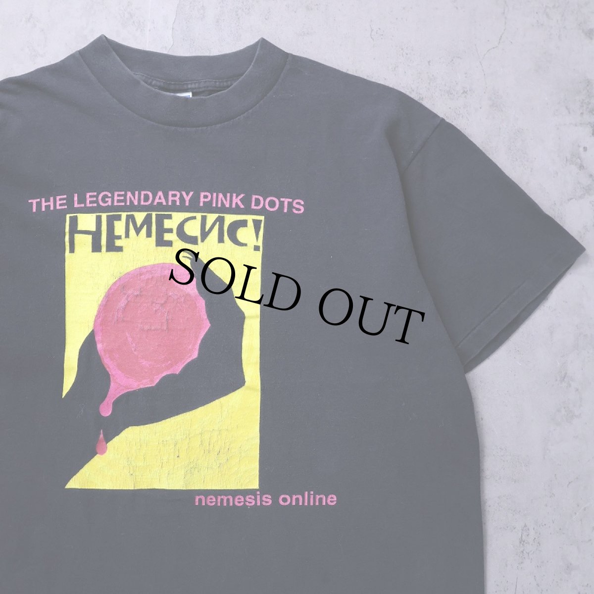 画像1: 90's THE LEGENDARY PINK DOTS USA製 "NEMESIS!" サイケデリックバンド アルバムプリントTシャツ BLACK (1)