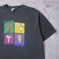画像1: 90's BEASTIE BOYS USA製 "MICS OF FURY" 空手プリント ヒップホップTシャツ BLACK XL (1)