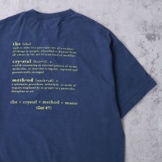 画像2: The Crystal Method エレクトロニック・ミュージック・グループ プリントTシャツ NAVY L (2)