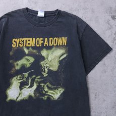 画像1: System of a Down "Toxicity" ニュー・メタルバンド アルバムプリントTシャツ BLACK L (1)