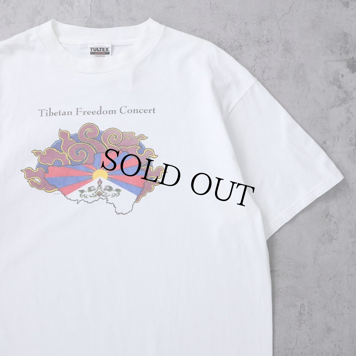 画像1: 90's Tibetan Freedom Concet 1996 ロック・コンサート プリントTシャツ XL (1)