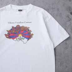 画像1: 90's Tibetan Freedom Concet 1996 ロック・コンサート プリントTシャツ XL (1)