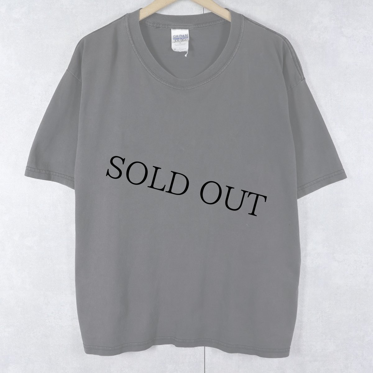 画像1: GILDAN 無地Tシャツ BLACK L (1)