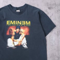 画像1: 2002 EMINEM "The Eminem Show" ラッパーアルバムプリントTシャツ BLACK L (1)