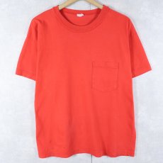 画像1: 90's〜 無地 ポケットTシャツ (1)