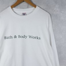 画像1: Bath & Body Works コスメブランド ロゴプリントロンT L (1)