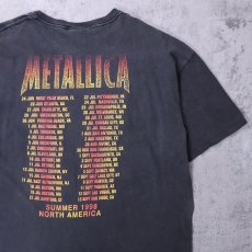 画像2: 90's METALLICA USA製 "Summer 1998 North America" ヘヴィメタル・バンド ツアープリントTシャツ BLACK XL (2)