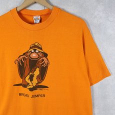 画像1: 70's "BROAD JUMPER" イラストプリントTシャツ L (1)