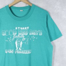 画像1: 80's USA製 "STUART GOOD EGG DAYS" フェスティバルプリントTシャツ L (1)