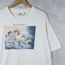 画像1: 90's〜 Raffaello Santi USA製 "DAY DREAMING..." アートプリントTシャツ XL (1)