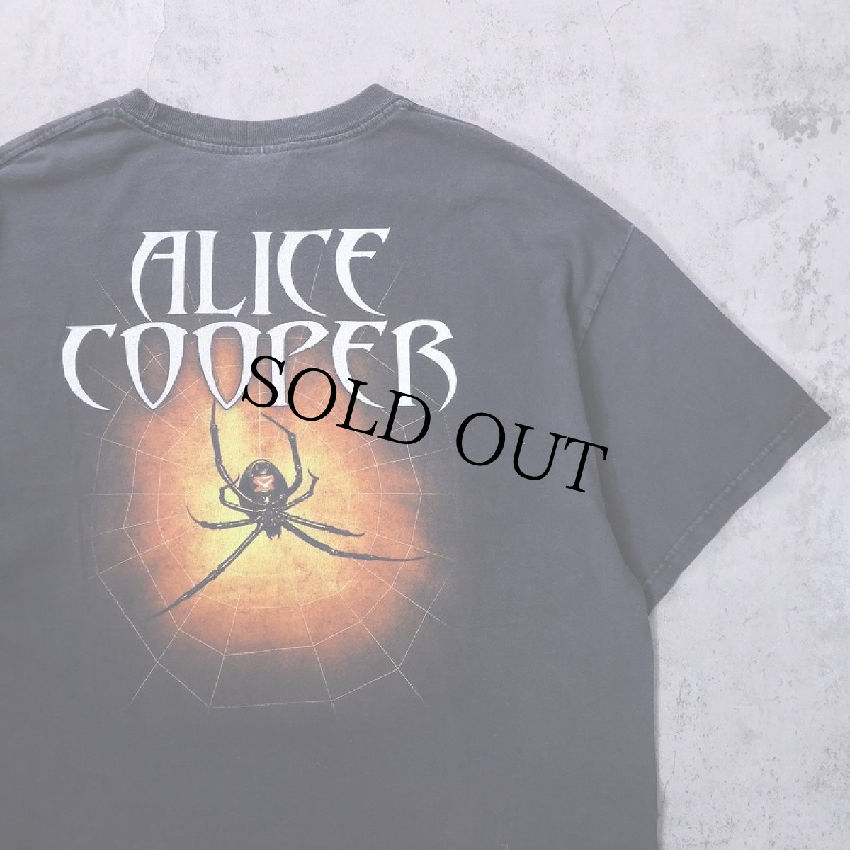 画像2: Alice Cooper ロックミュージシャン プリントTシャツ BLACK XL (2)