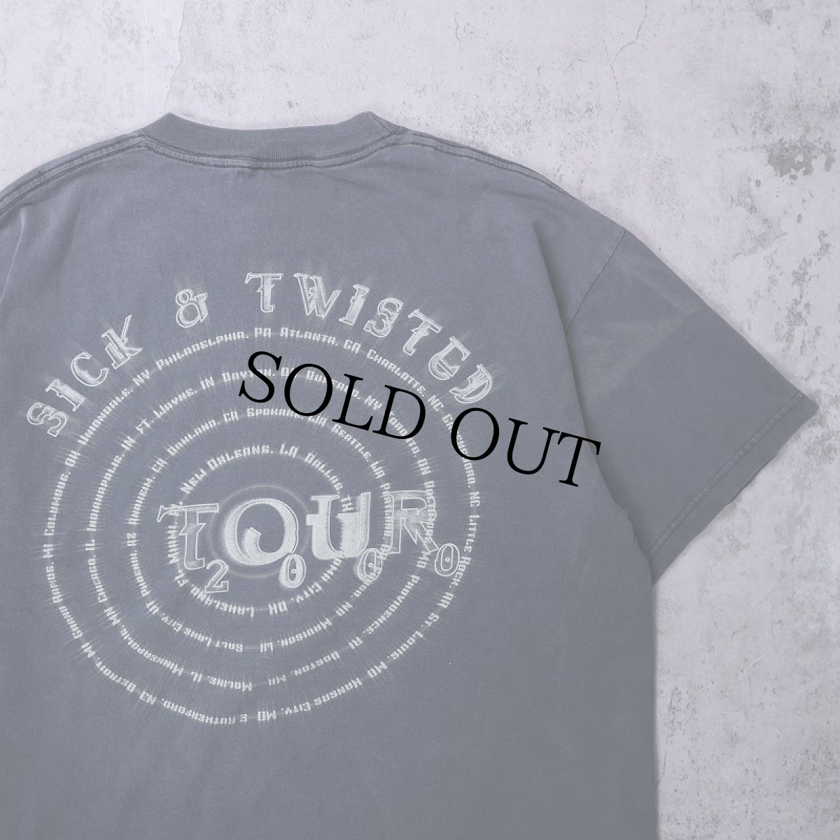 画像2: 2000's Korn "Sick & Twisted" メタルバンド ツアープリントTシャツ BLACK XL (2)