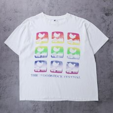 画像1: 90's THE WOODSTOCK FESTIVAL USA製 ロックフェスティバルプリントTシャツ XL (1)
