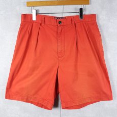 画像1: POLO Ralph Lauren 2タック チノショーツ W35 (1)