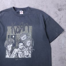 画像1: 2000's Korn "Sick & Twisted" メタルバンド ツアープリントTシャツ BLACK XL (1)