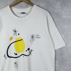 画像1: 90's Joan Miro アートプリントTシャツ (1)