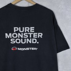 画像2: Monster "PURE MONSTER SOUND." 音響機器メーカープリントTシャツ BLACK XL (2)