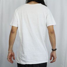 画像3: 70's UNKNOWN Vネック 無地Tシャツ  (3)