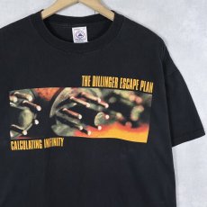 画像1: The Dillinger Escape Plan "Calculation Infinity" ハードコアバンドプリントTシャツ BLACK L (1)