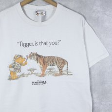 画像1: 90's Walt Disney World "ANIMAL KINGDOM" キャラクタープリントスウェット  (1)