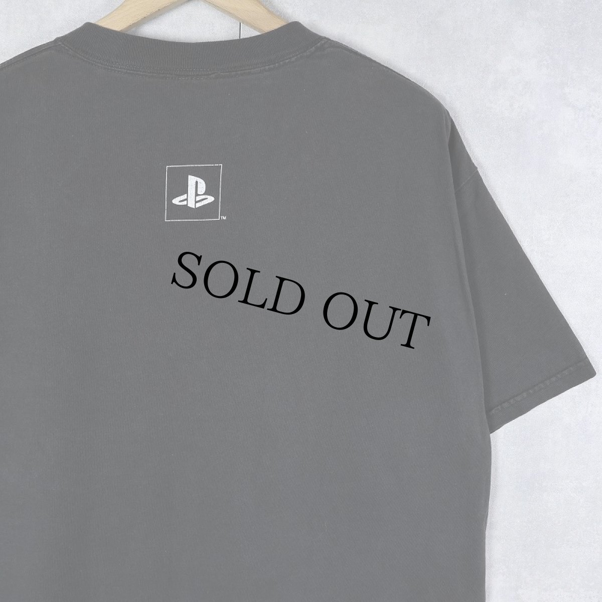 画像2: PlayStation 2 ゲームロゴプリントTシャツ BLACK L (2)