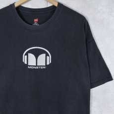 画像1: Monster "PURE MONSTER SOUND." 音響機器メーカープリントTシャツ BLACK XL (1)