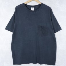 画像1: GAP 無地ポケットTシャツ BLACK L (1)
