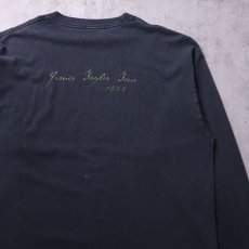 画像2: 90's James Taylor ミュージシャンツアープリントロンT BLACK (2)